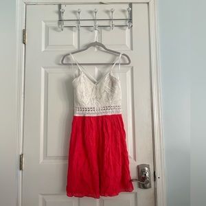 BCX Woman’s white/salmon dress size 11